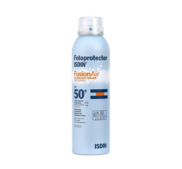 مایع ضد آفتاب مرطوب‌کننده فتوپروتکتور فیوژن فلویید SPF 50 ایزدین، Isdin Fotoprotector Fusion Air 50 +200ml