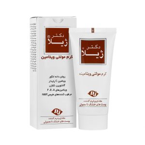 کرم مرطوب کننده مولتی ویتامین دکتر ژیلا مناسب پوست های نرمال تا خشک